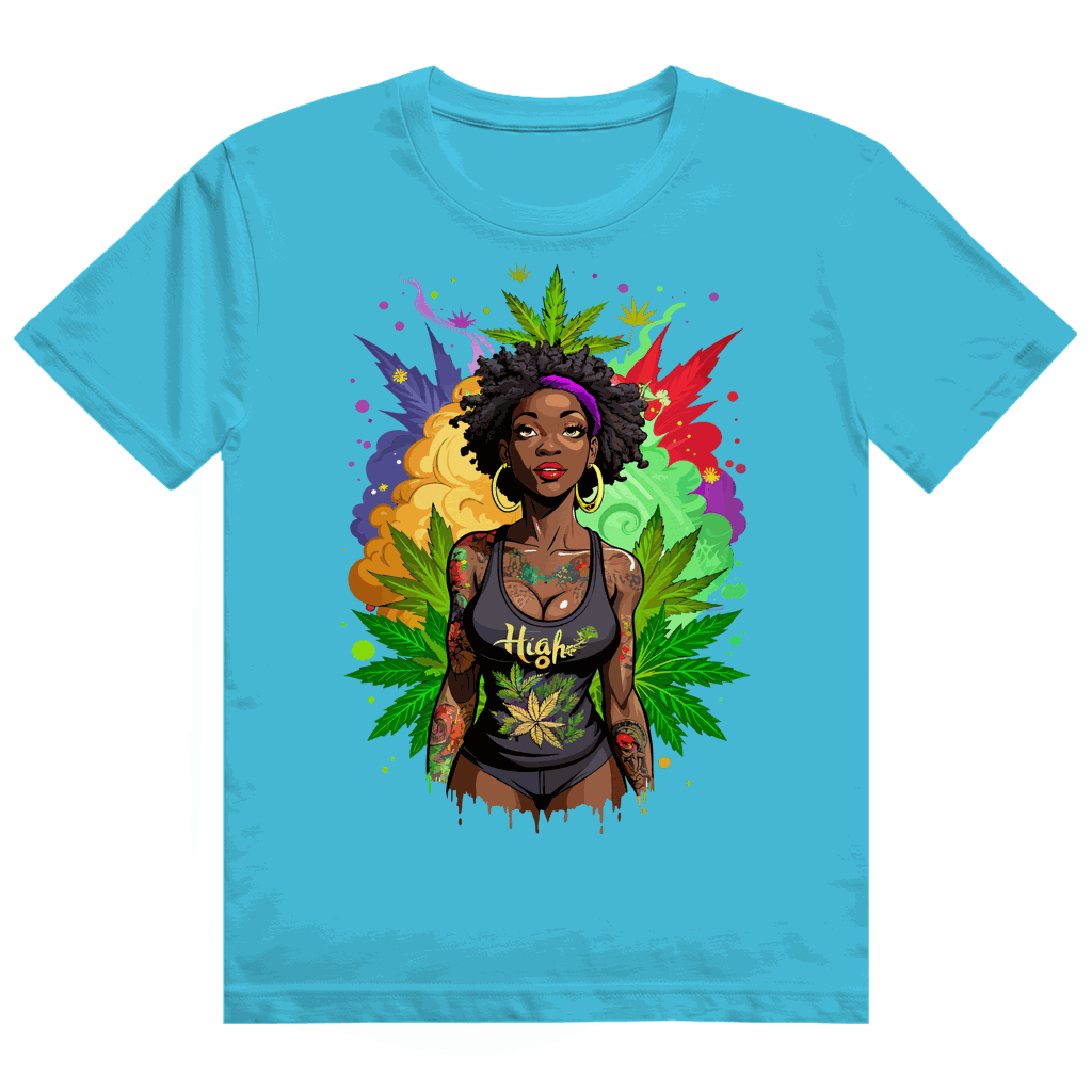 Heavy Cotton T-Shirt - Sweet High Girl | Division420®