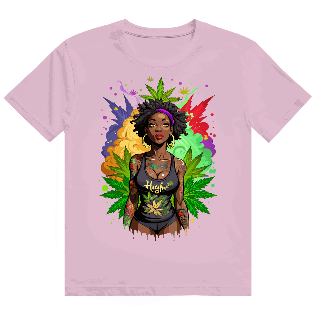 Heavy Cotton T-Shirt - Sweet High Girl | Division420®
