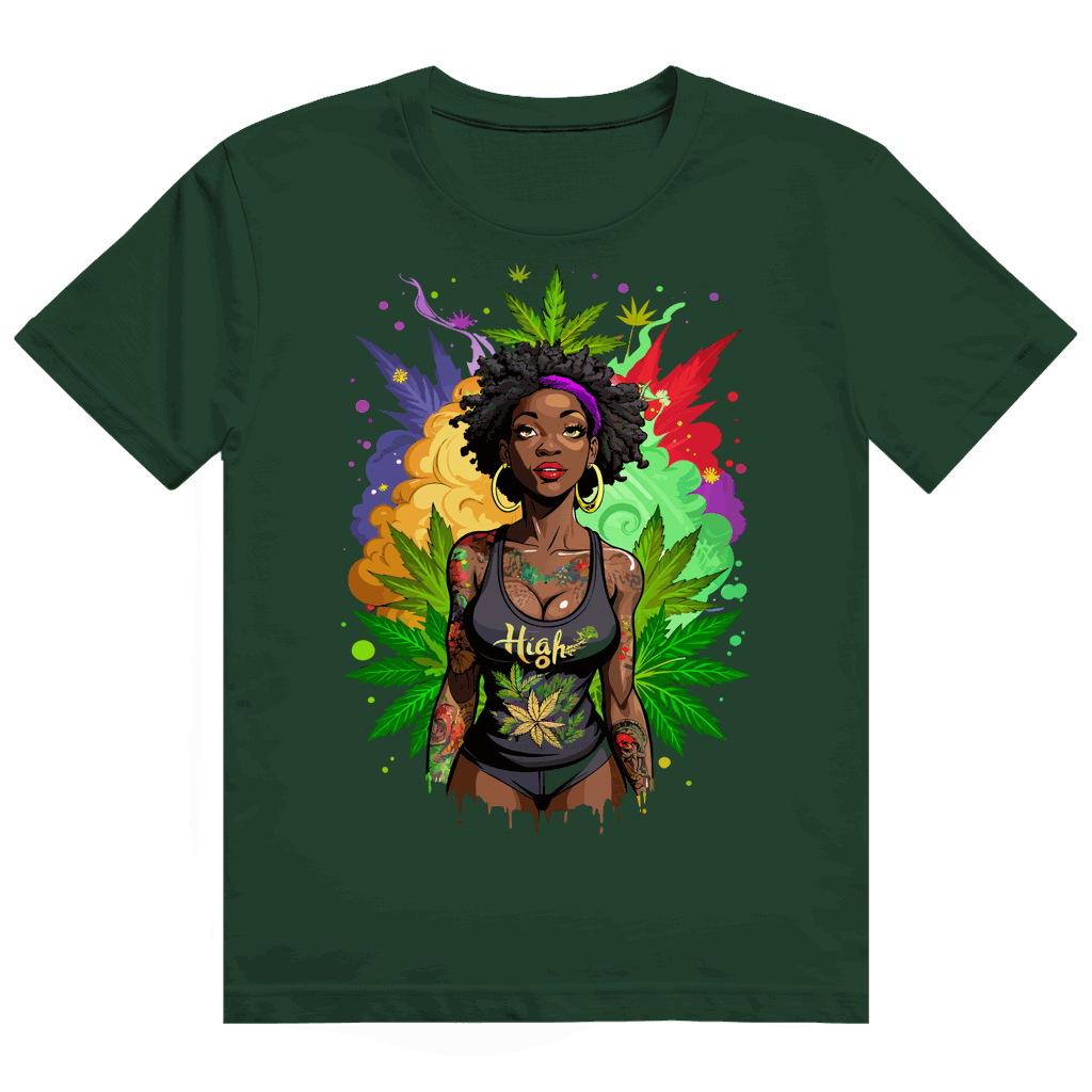Heavy Cotton T-Shirt - Sweet High Girl | Division420®
