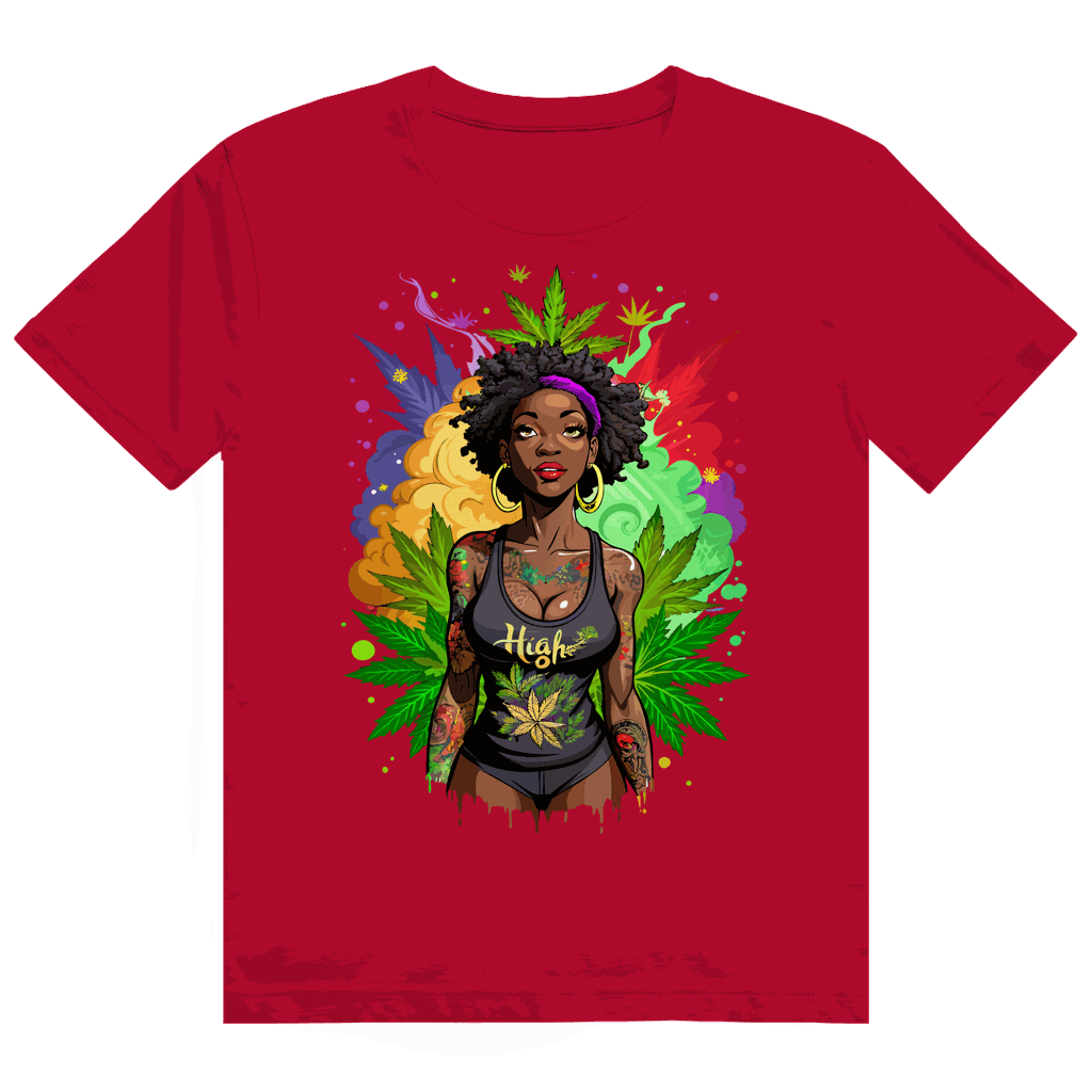 Heavy Cotton T-Shirt - Sweet High Girl | Division420®