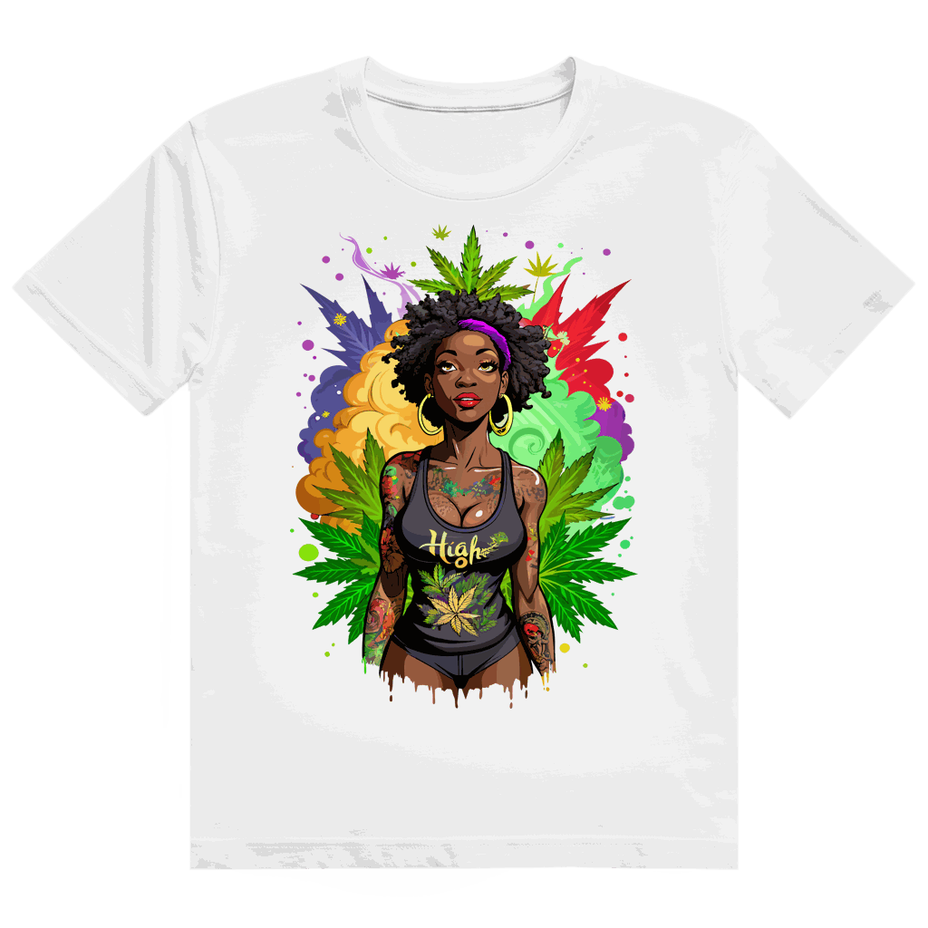 Heavy Cotton T-Shirt - Sweet High Girl | Division420®