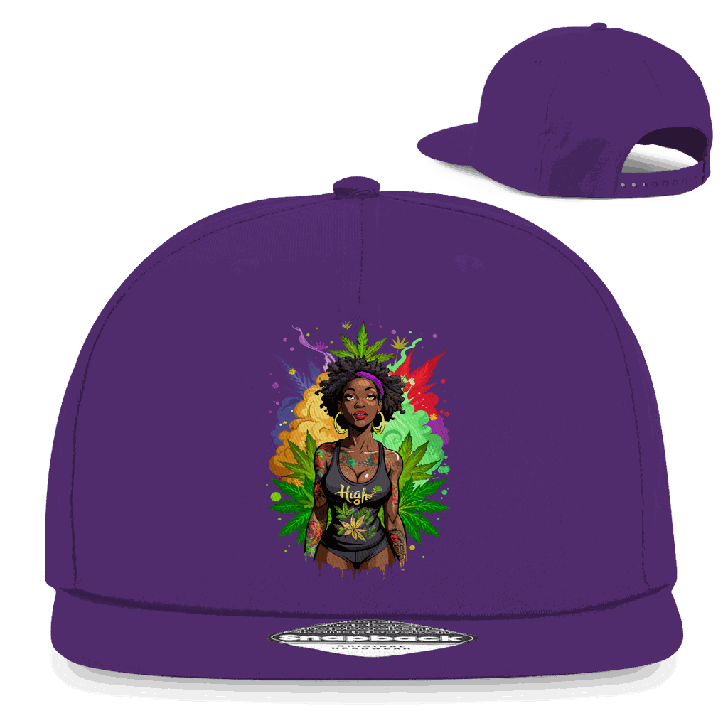Snapback Rapper Cap - Sweet High Girl | Division420®