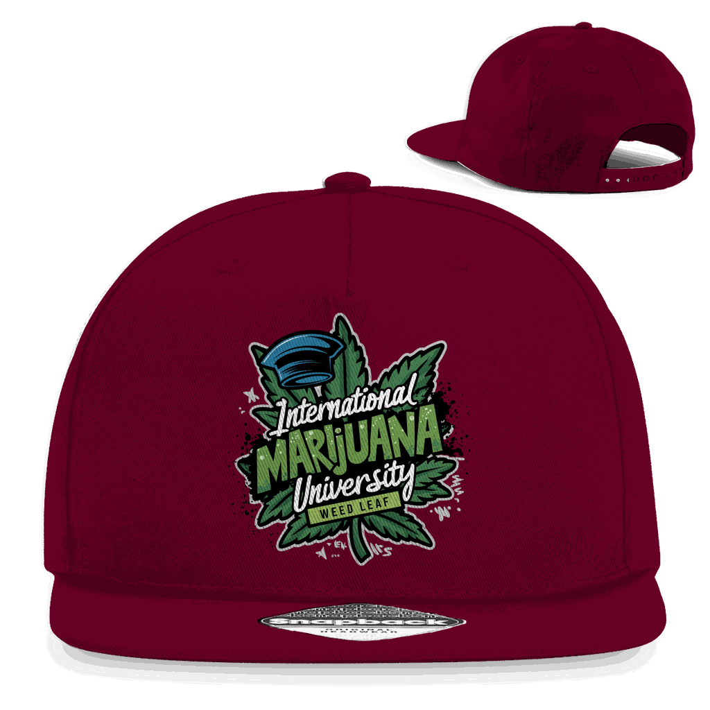 Snapback Rapper Cap - Marijuana University | Division420®