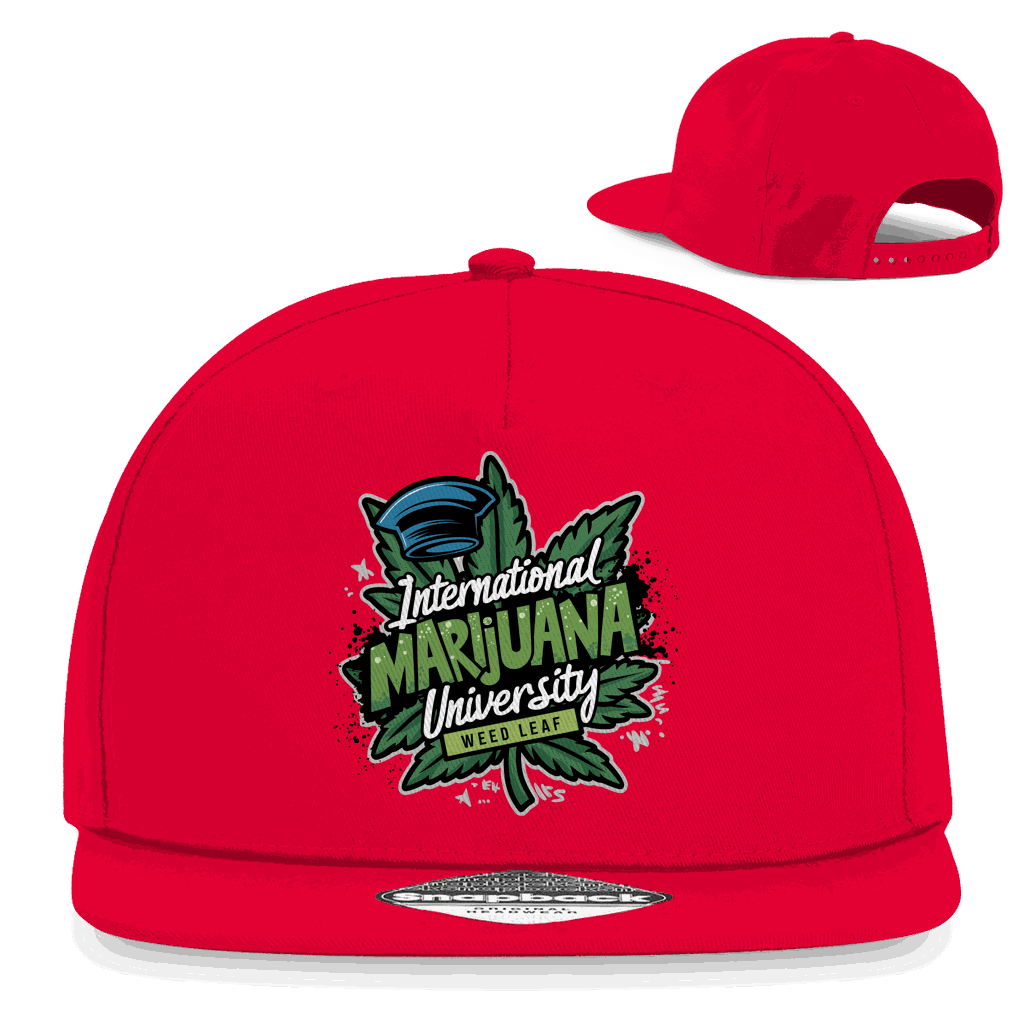 Snapback Rapper Cap - Marijuana University | Division420®