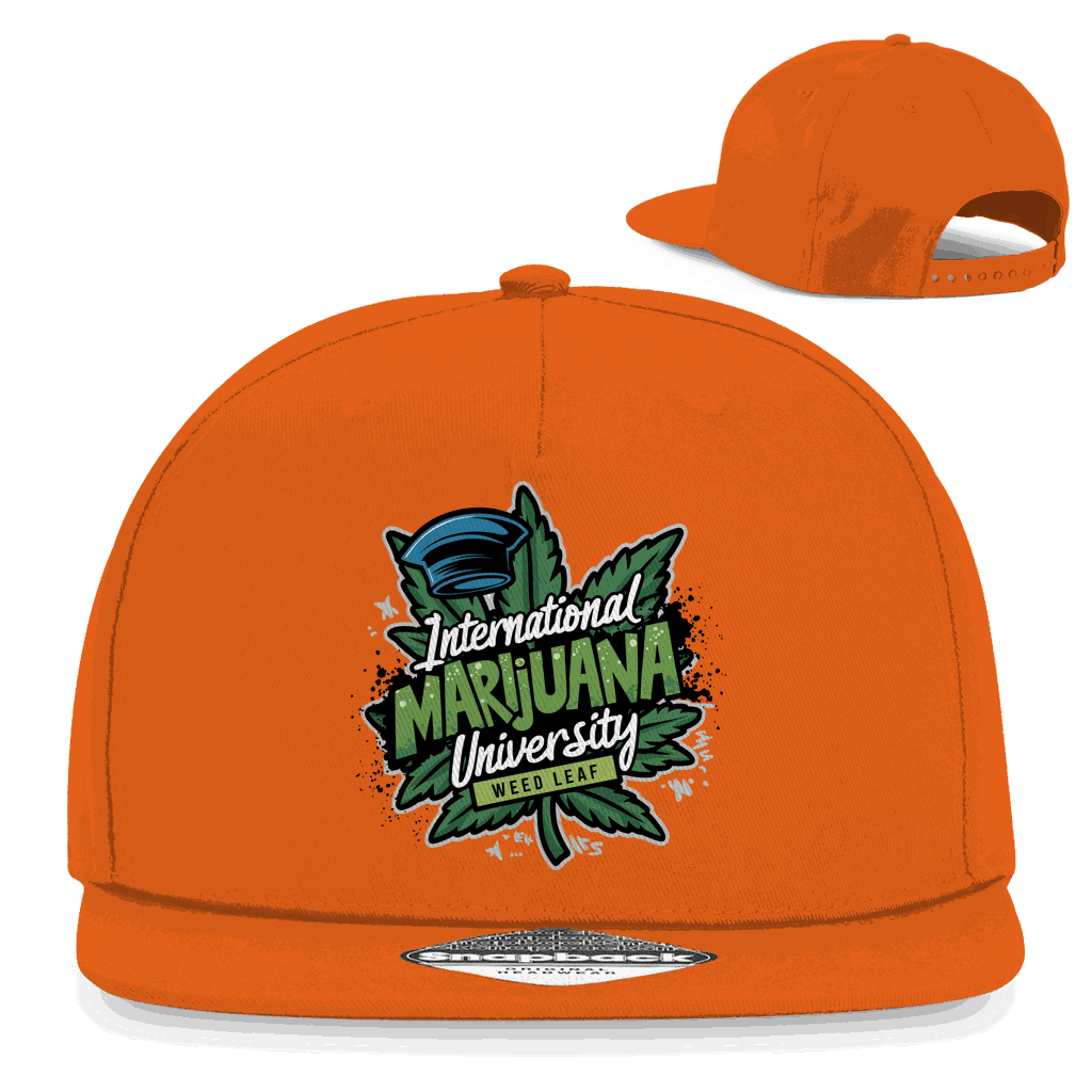 Snapback Rapper Cap - Marijuana University | Division420®