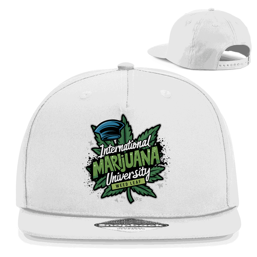 Snapback Rapper Cap - Marijuana University | Division420®