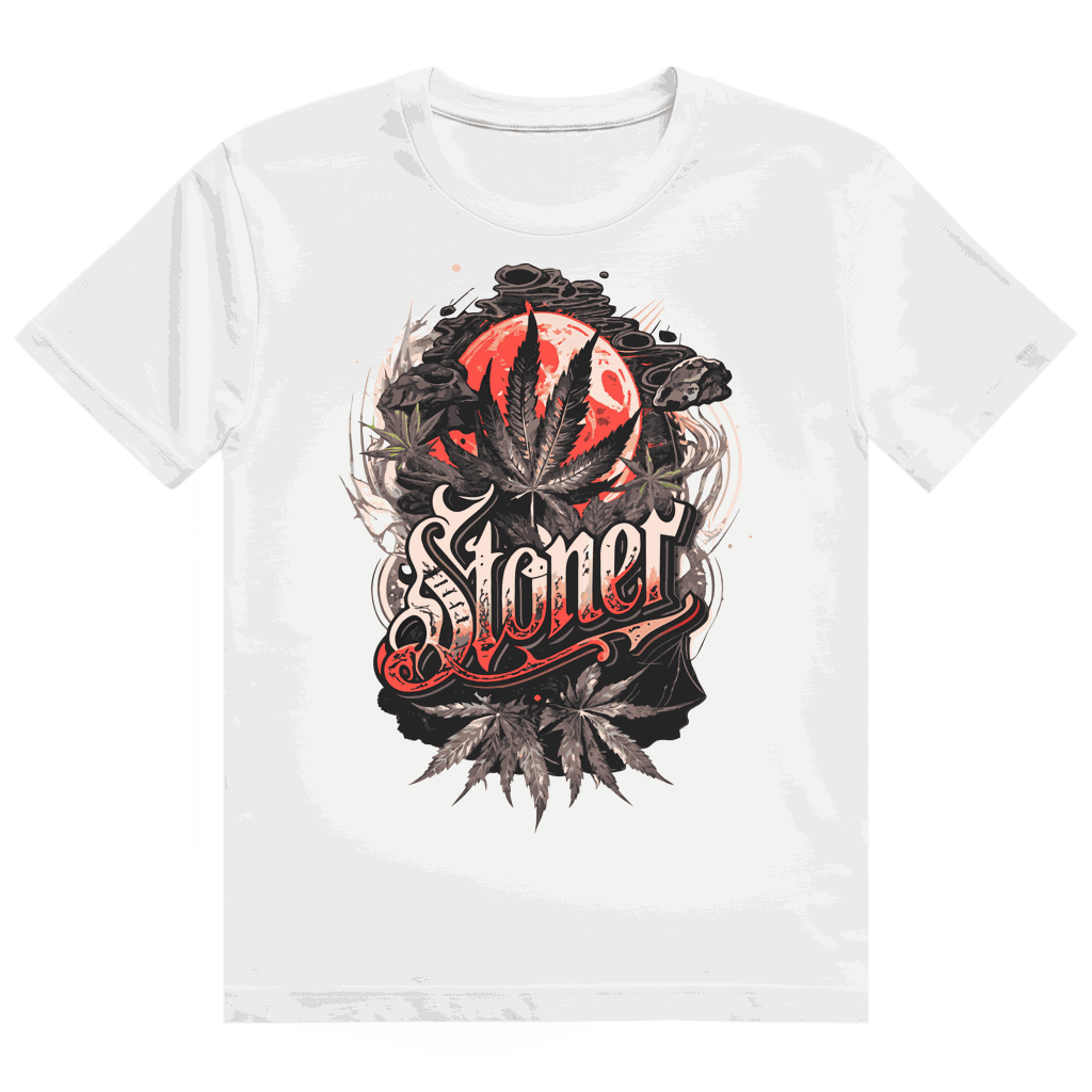 Heavy Cotton T-Shirt - Full Moon Stoner | Division420®