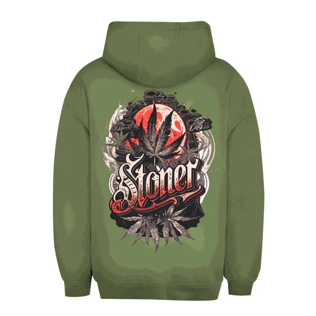 Unisex Oversize Hoodie - Full Moon Stoner | Division420®