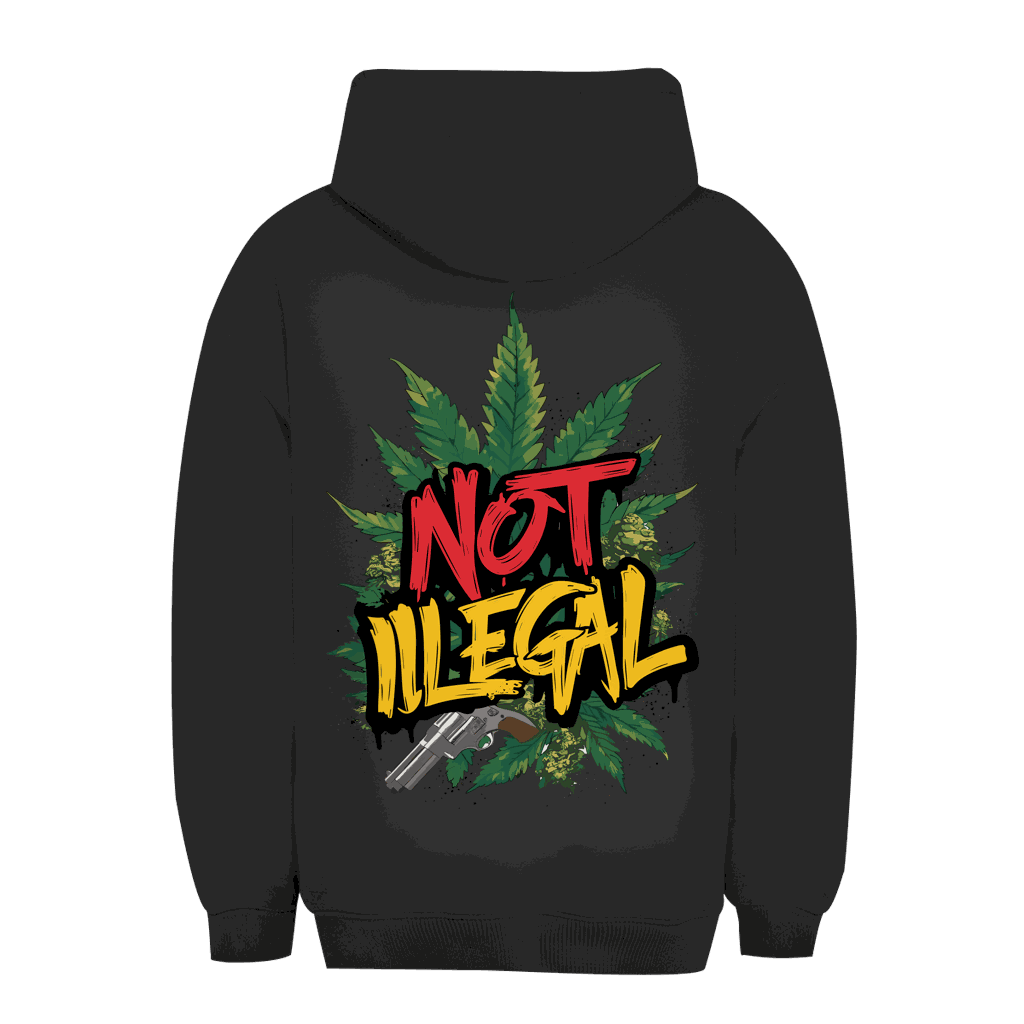 Unisex Oversize Hoodie - Not Illegal | Division420®