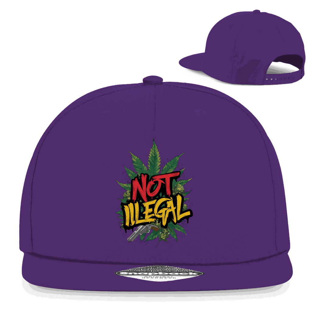 Snapback Rapper Cap - Not Illegal | Division420®
