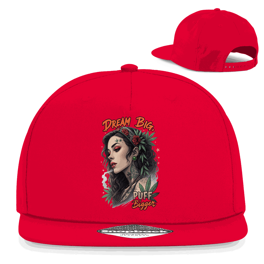 Division420 Snapback Cap Dream Big 5-panel cotton twill streetwear hat with flat brim and snapback closure