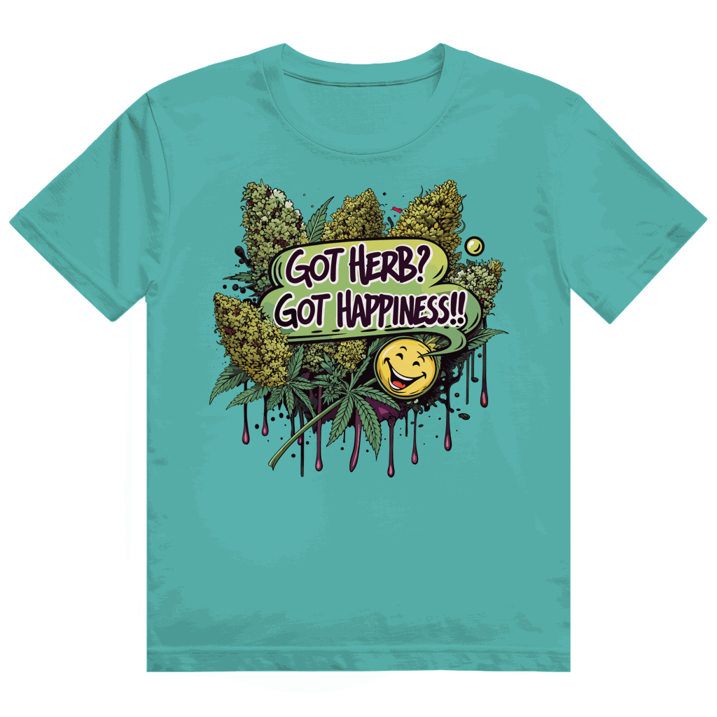 Heavy Cotton T-Shirt - Got Herb? Got Happiness! | Division420®