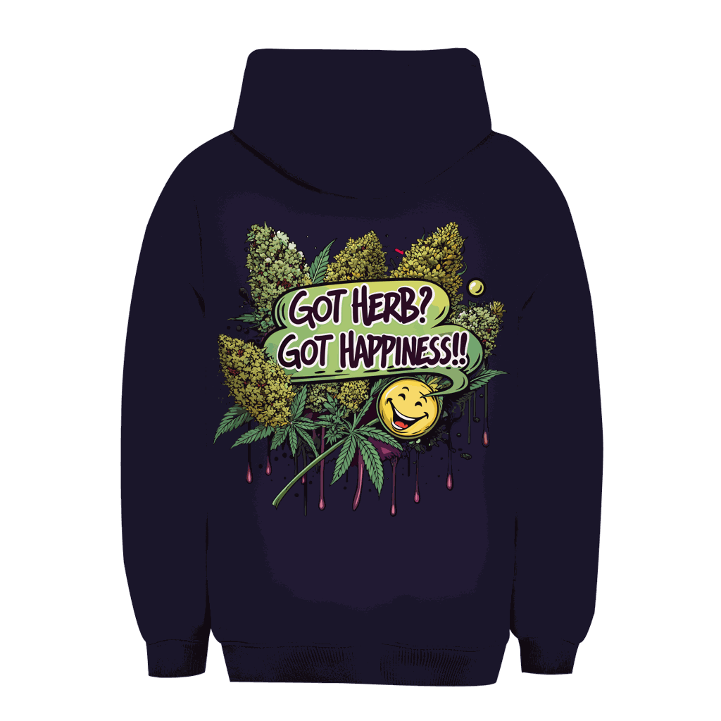 Unisex Oversize Hoodie - Got Herb? Got Happiness! | Division420®