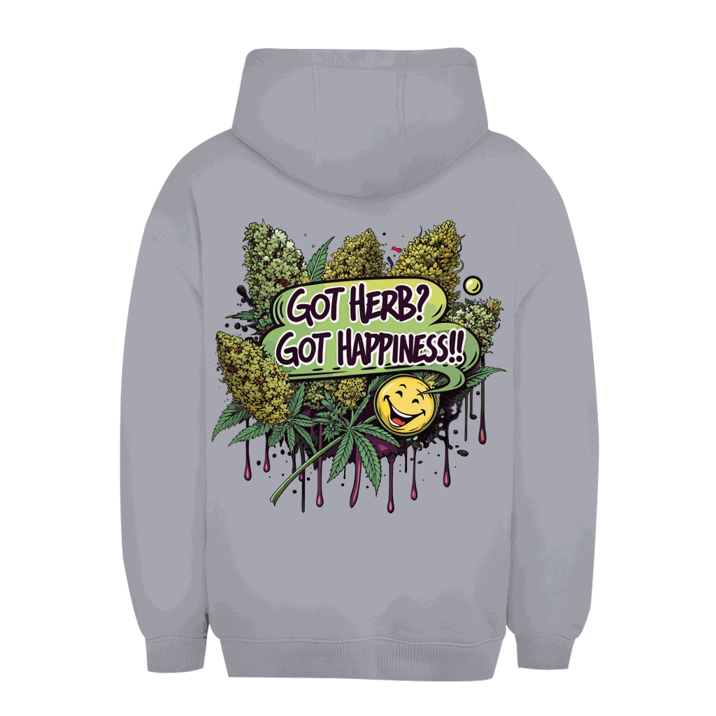 Unisex Oversize Hoodie - Got Herb? Got Happiness! | Division420®