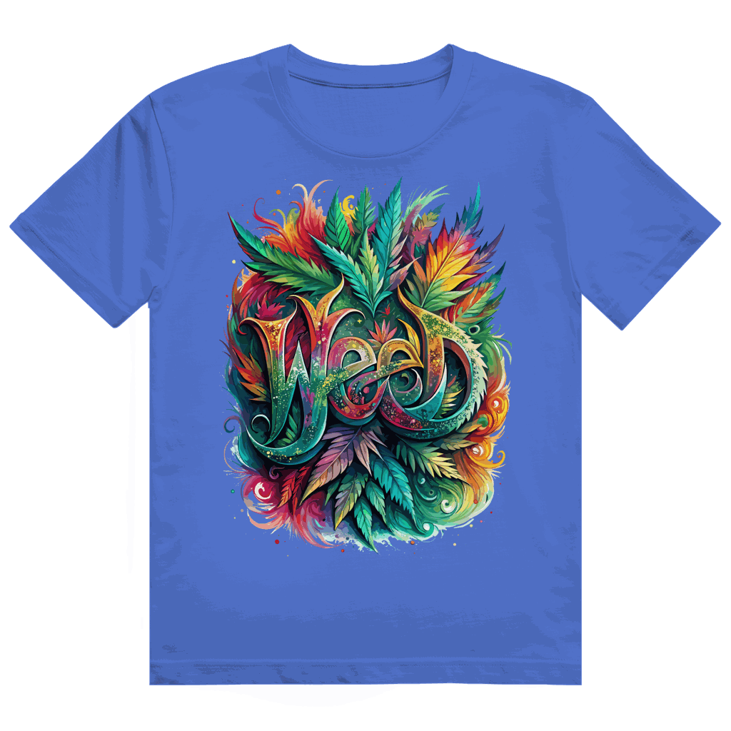 Heavy Cotton T-Shirt - Weed Art Print | Division420®