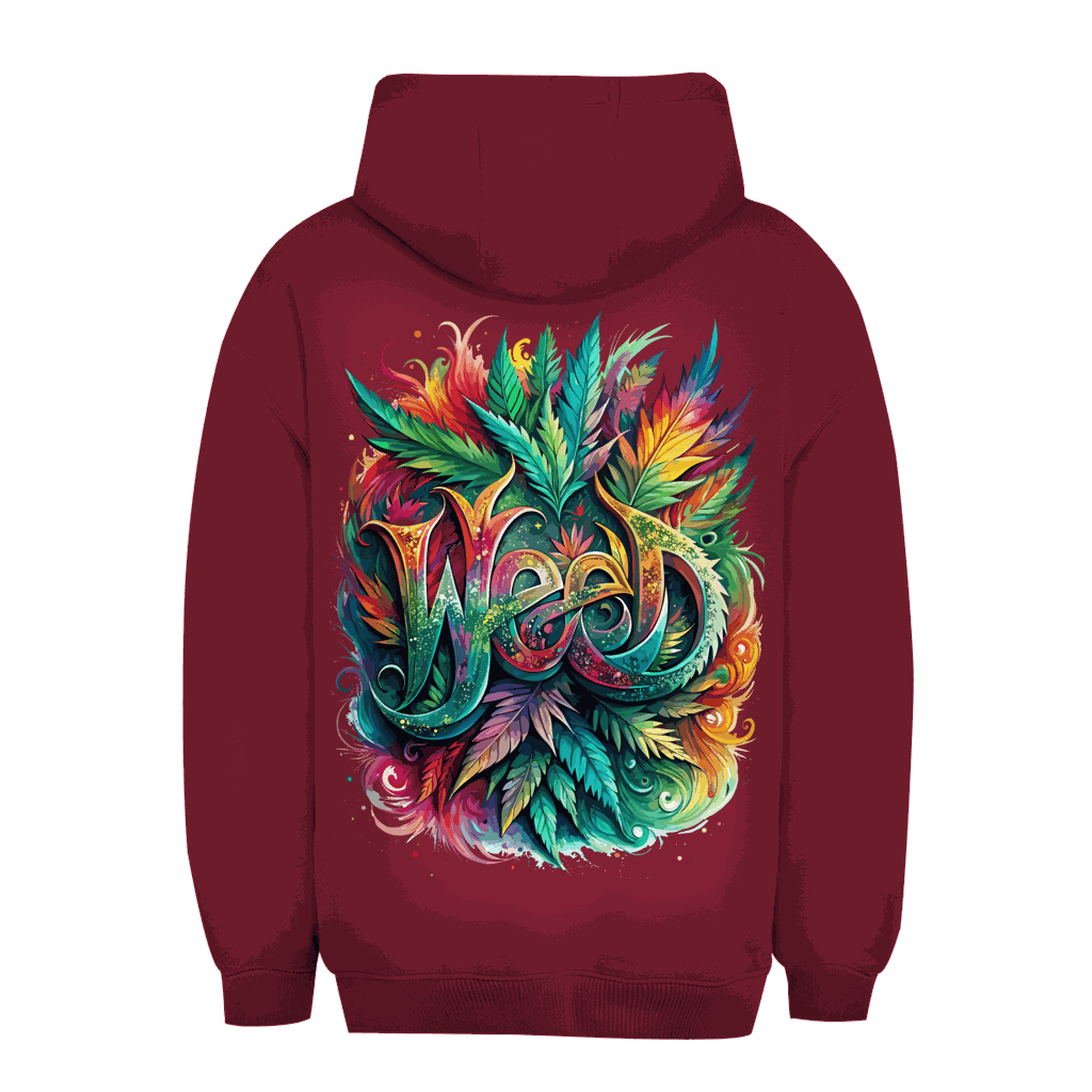 Unisex Oversize Hoodie - Weed Art Print | Division420®