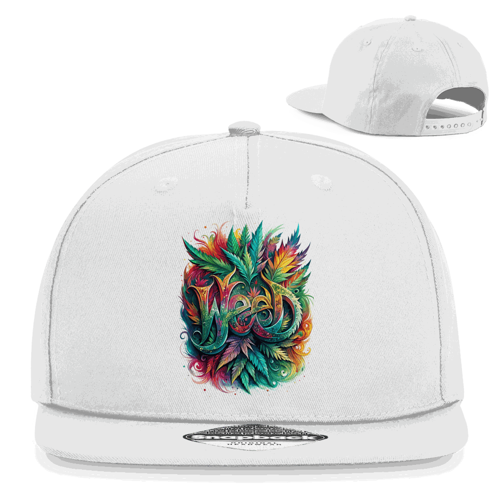 Snapback Rapper Cap - Weed Art Print | Division420®