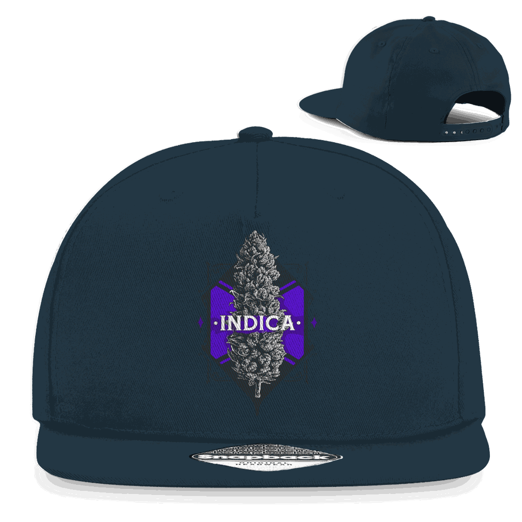 Snapback Rapper Cap - Indica Art Print | Division420®
