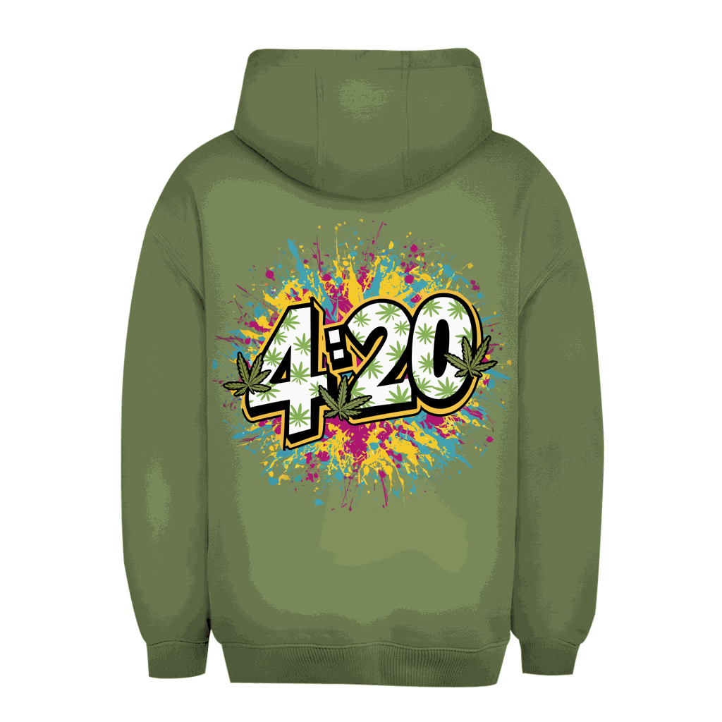 Unisex Oversize Hoodie - 420 Art Print | Division420®