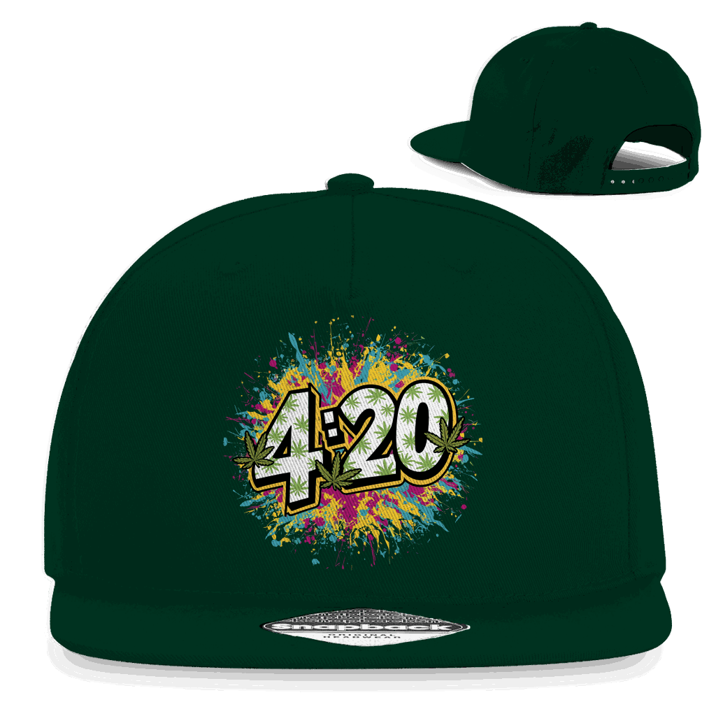 Snapback Rapper Cap - 420 Art Print | Division420®