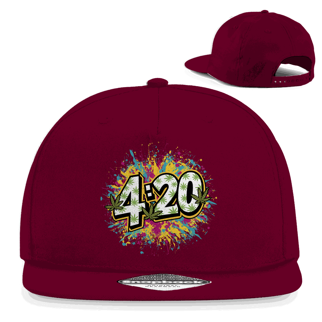 Snapback Rapper Cap - 420 Art Print | Division420®