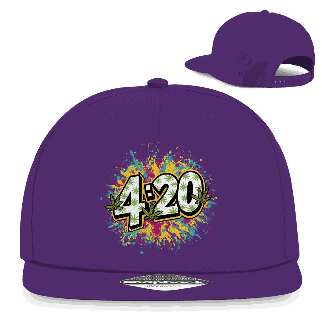 Snapback Rapper Cap - 420 Art Print | Division420®