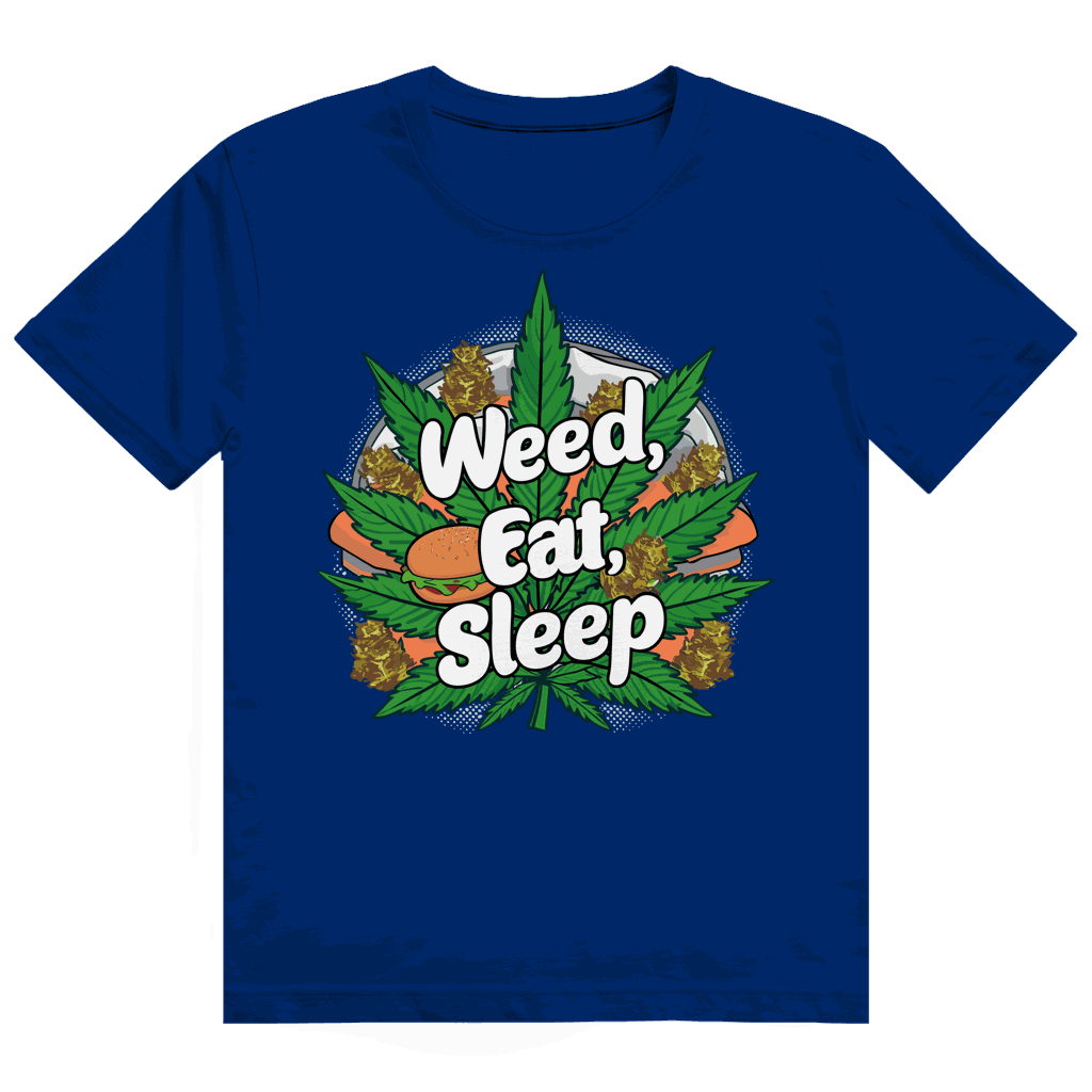 Heavy Cotton T-Shirt - Weed Eat Sleep | Division420®