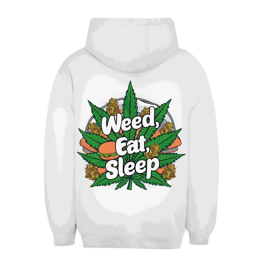 Unisex Oversize Hoodie - Weed Eat Sleep | Division420®