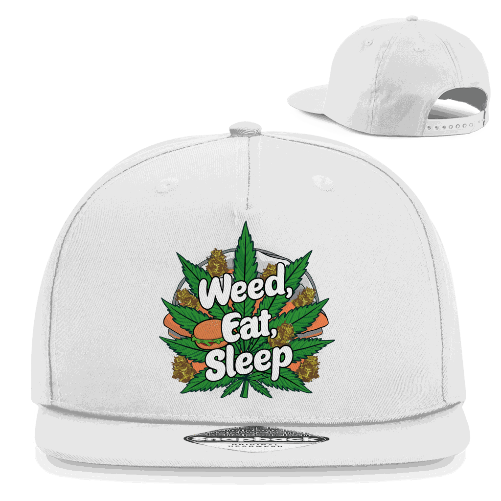Snapback Rapper Cap - Weed Eat Sleep | Division420®