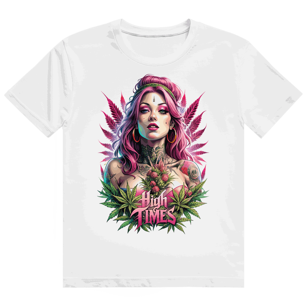 Heavy Cotton T-Shirt - High Times Girl | Division420®
