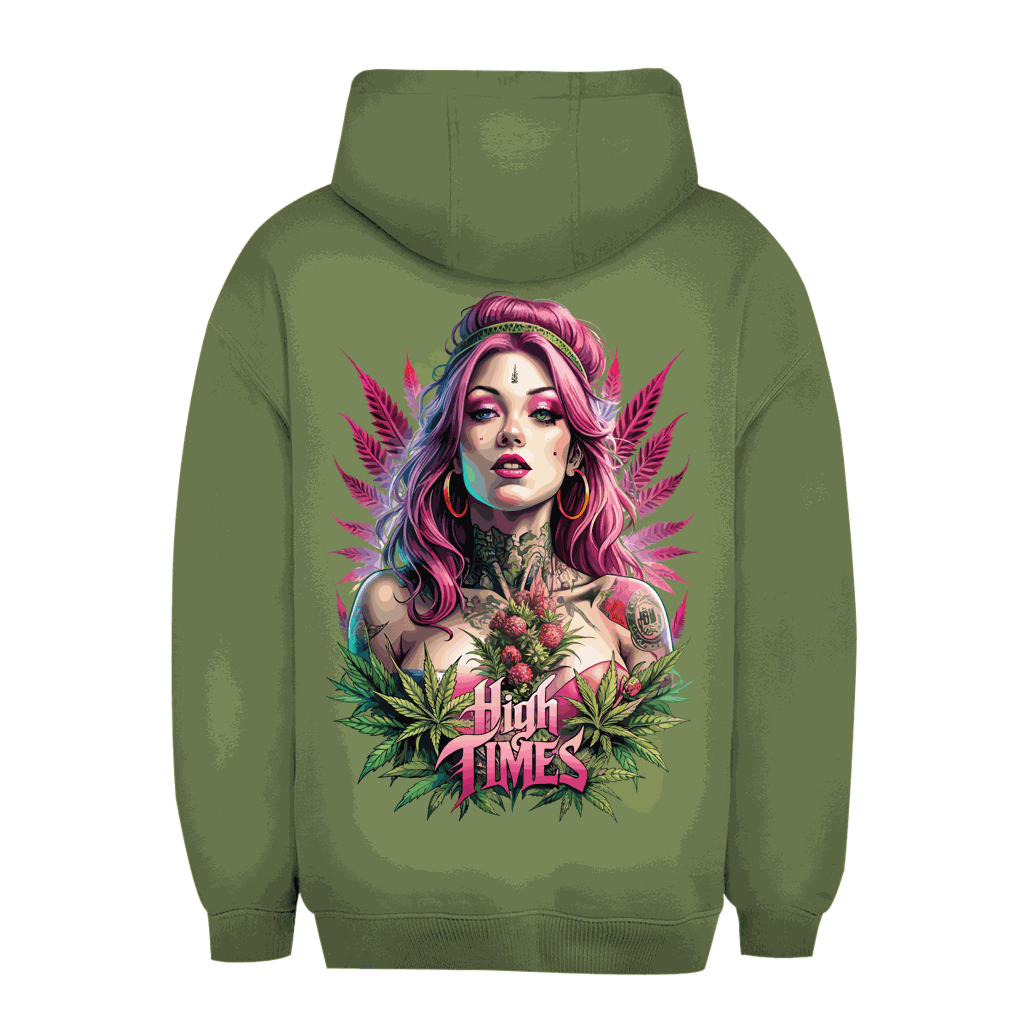 Unisex Oversize Hoodie - High Times Girl | Division420®