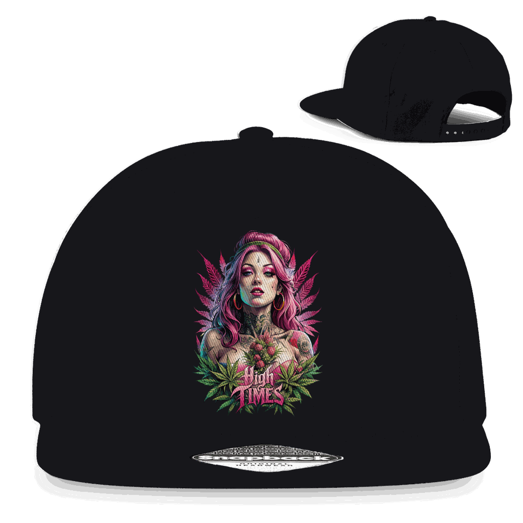 Snapback Rapper Cap - High Times Girl | Division420®