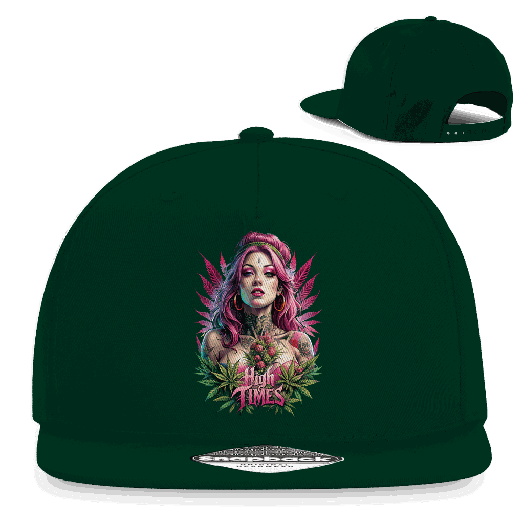 Snapback Rapper Cap - High Times Girl | Division420®