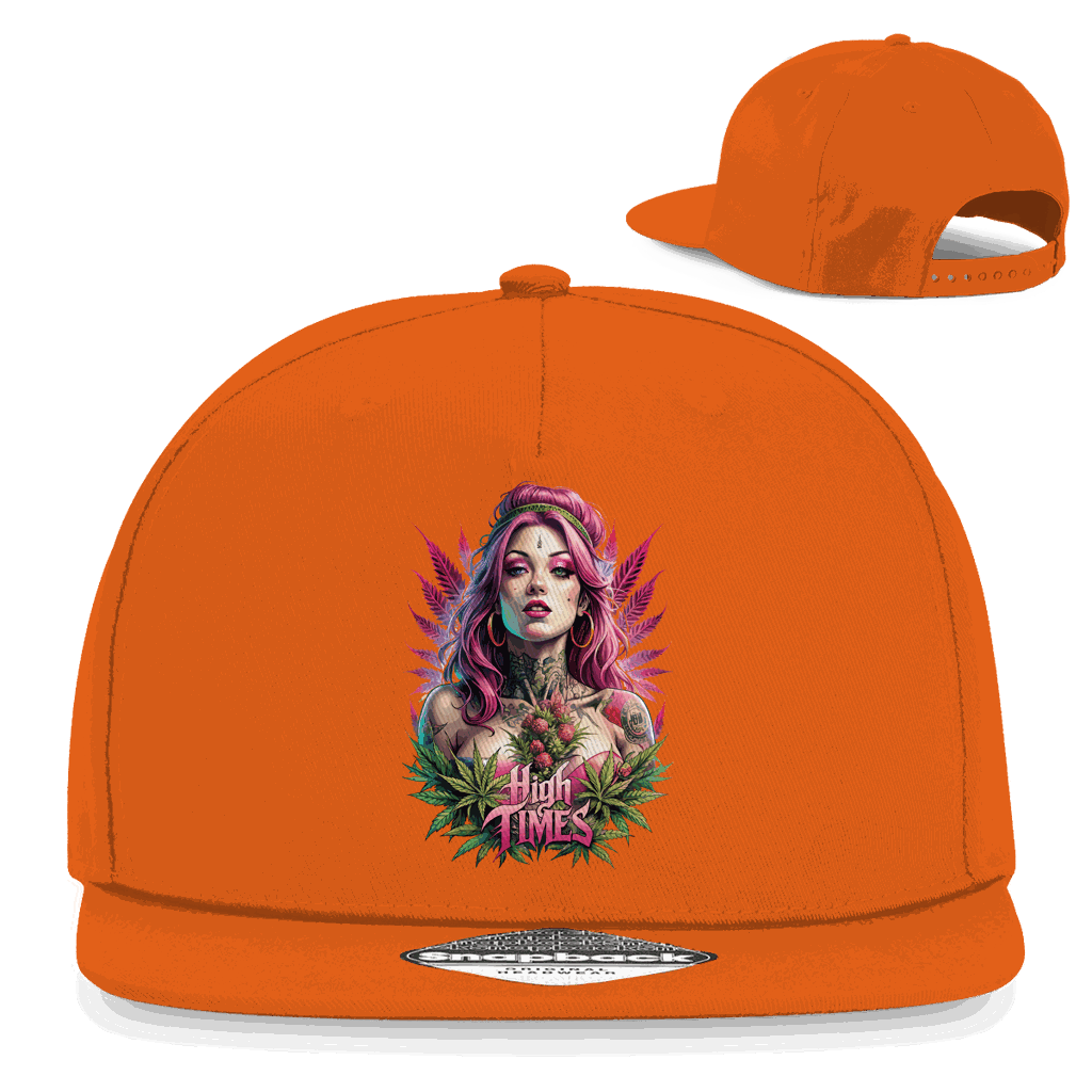 Snapback Rapper Cap - High Times Girl | Division420®