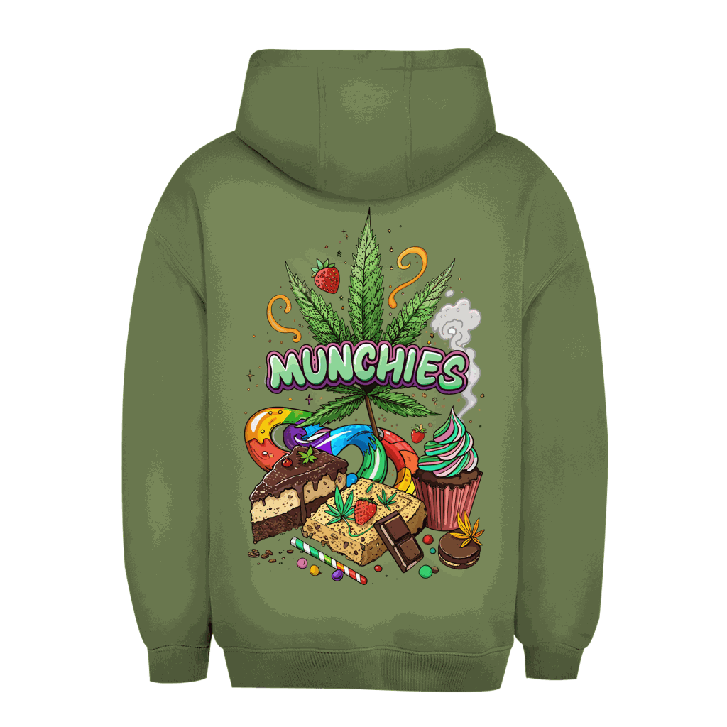 Unisex Oversize Hoodie - Munchies Art Print | Division420®