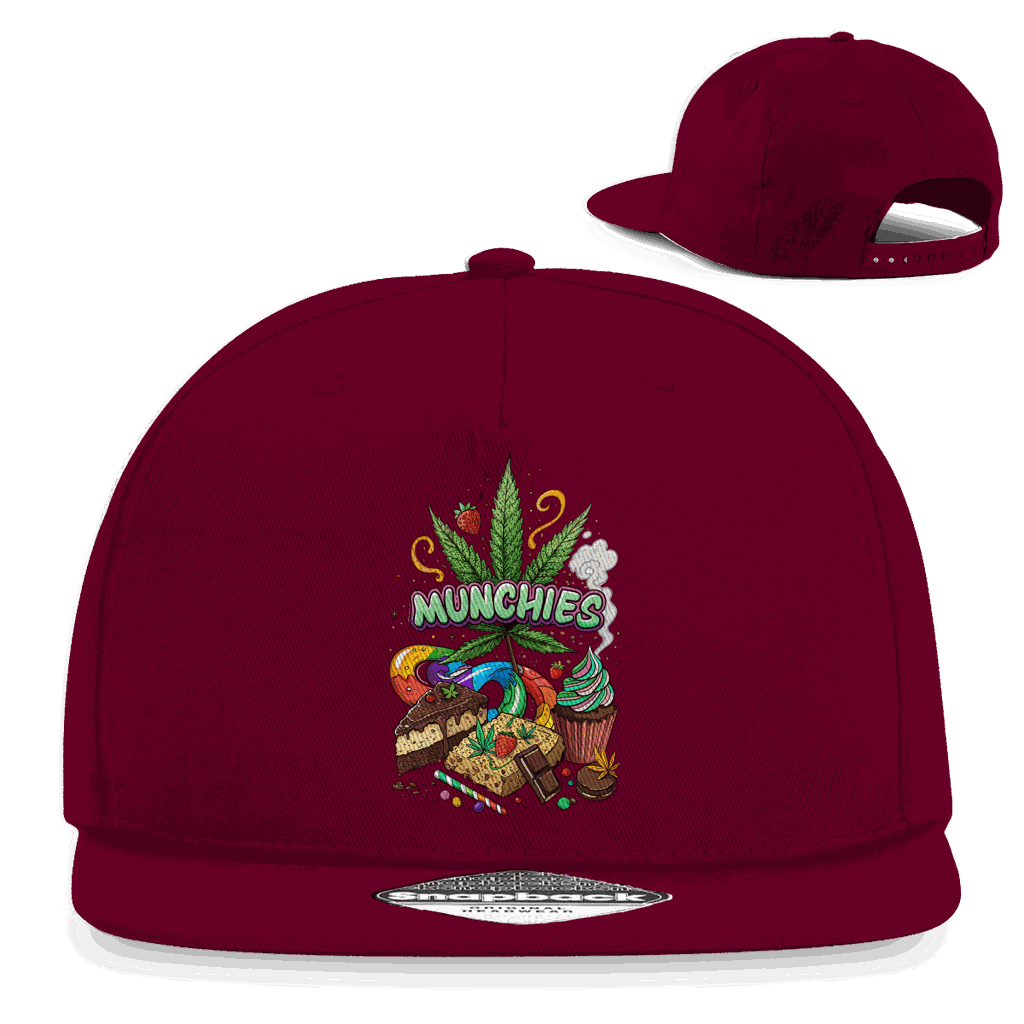 Snapback Rapper Cap - Munchies Art Print | Division420®