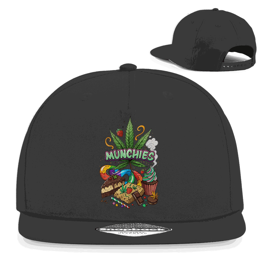 Snapback Rapper Cap - Munchies Art Print | Division420®