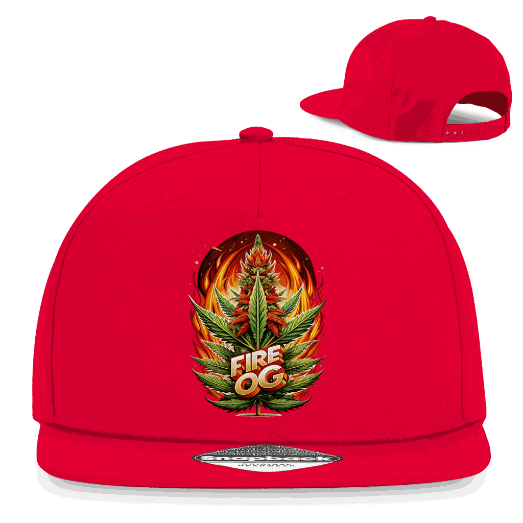 Snapback Rapper Cap - Fire OG | Division420®