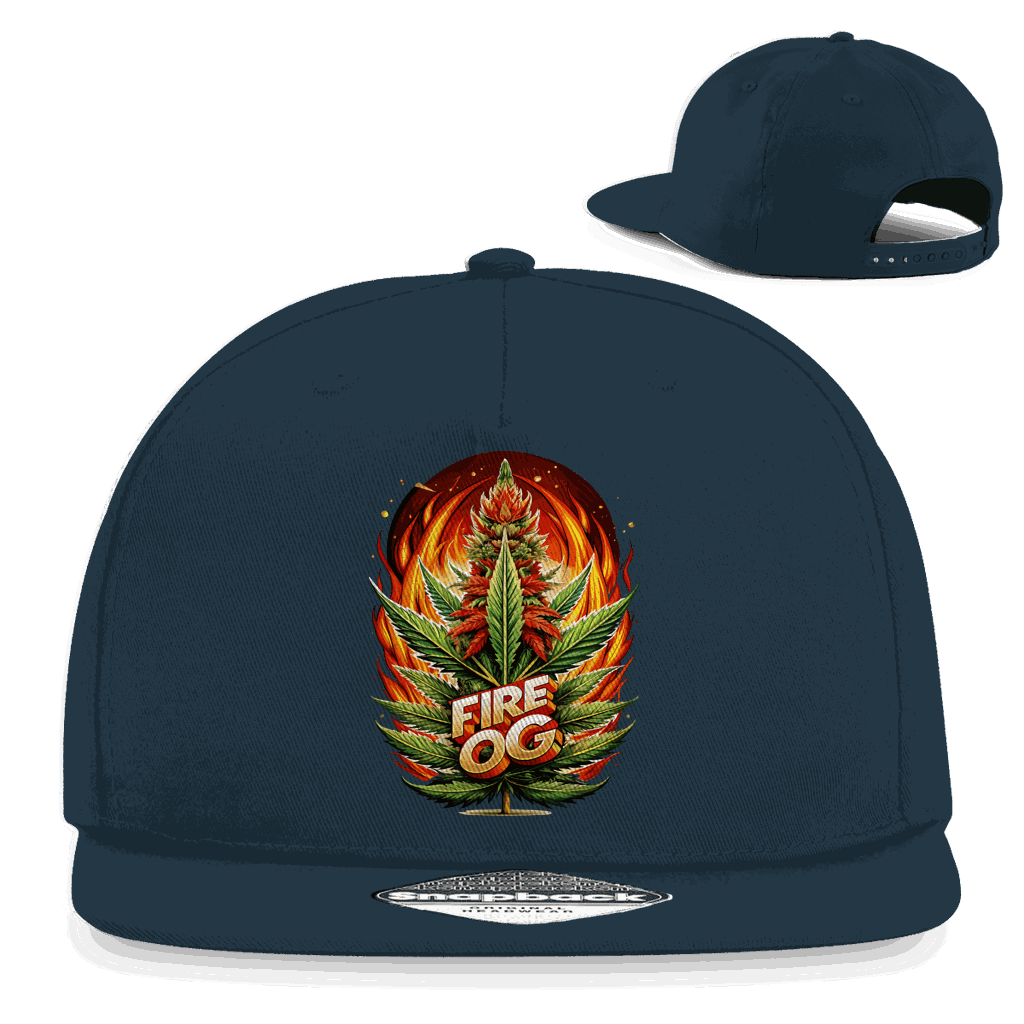 Snapback Rapper Cap - Fire OG | Division420®