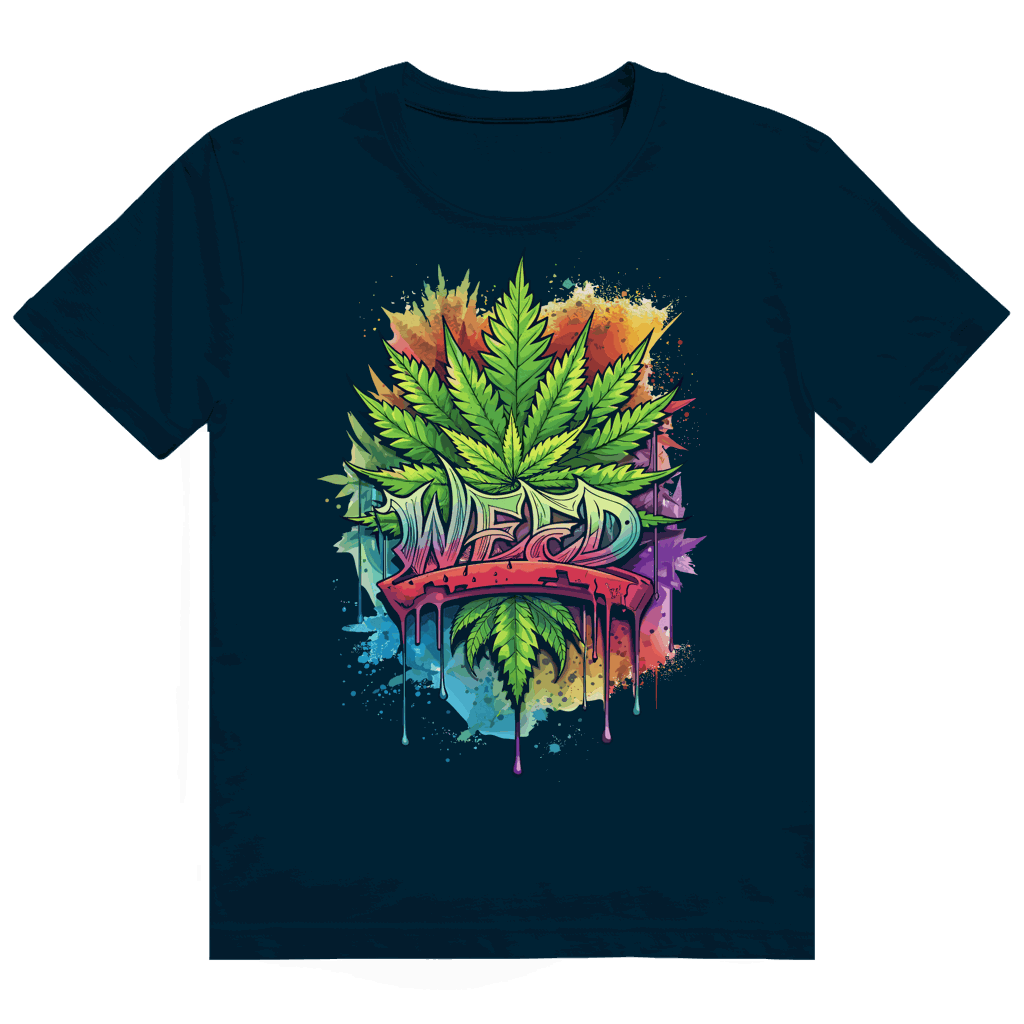 Heavy Cotton T-Shirt - Weed Art | Division420®