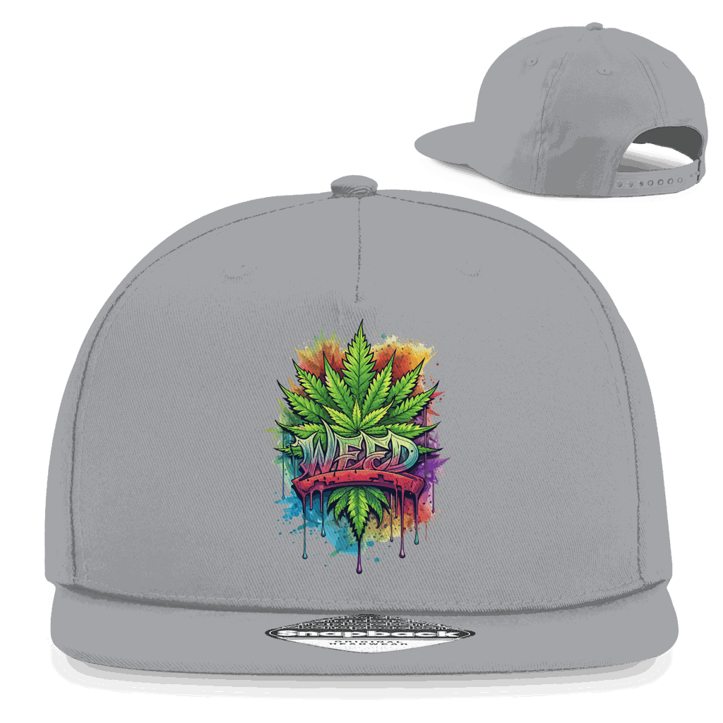 Snapback Rapper Cap - Weed Art | Division420®