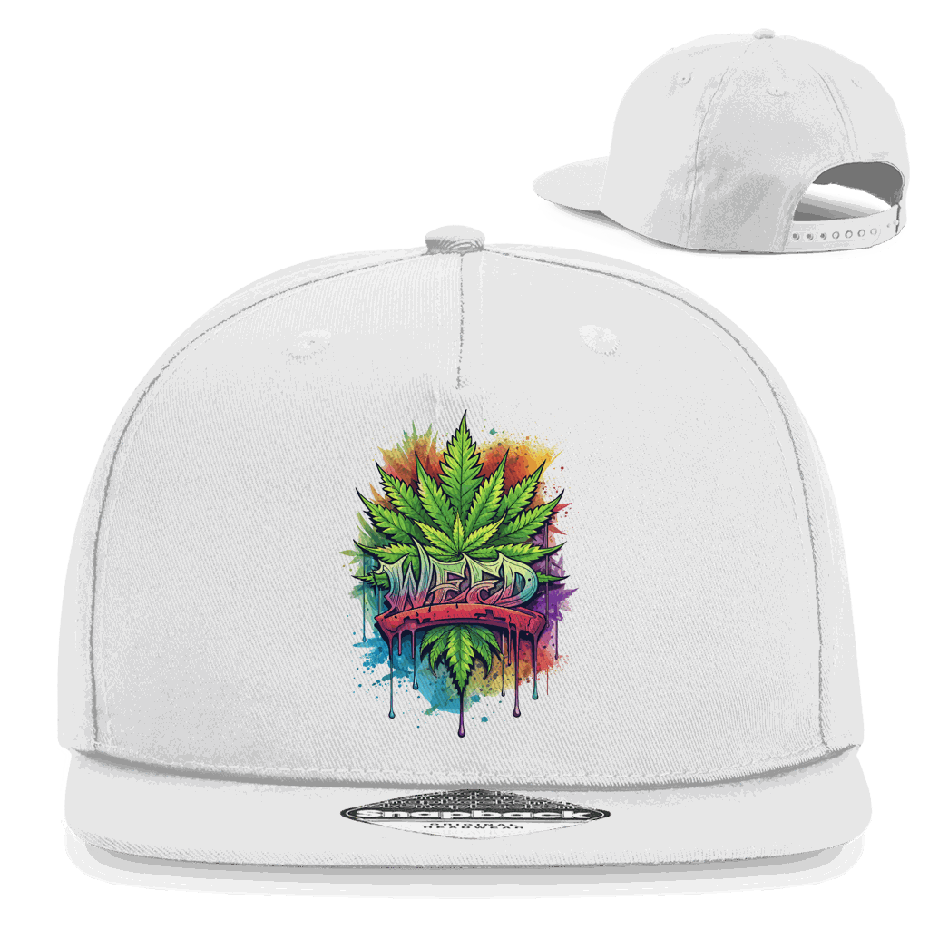 Snapback Rapper Cap - Weed Art | Division420®