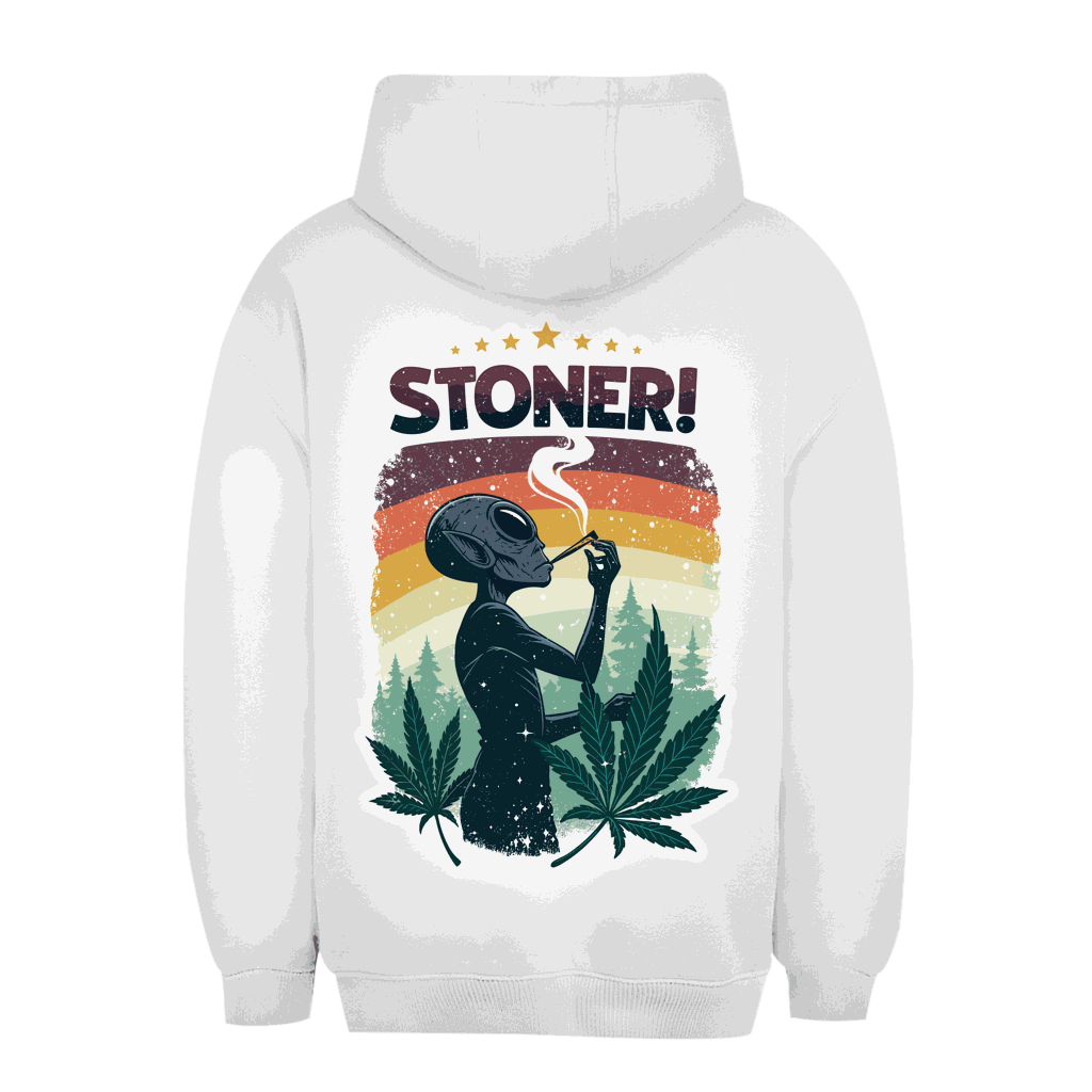 Unisex Oversize Hoodie - Alien Stoner | Division420®