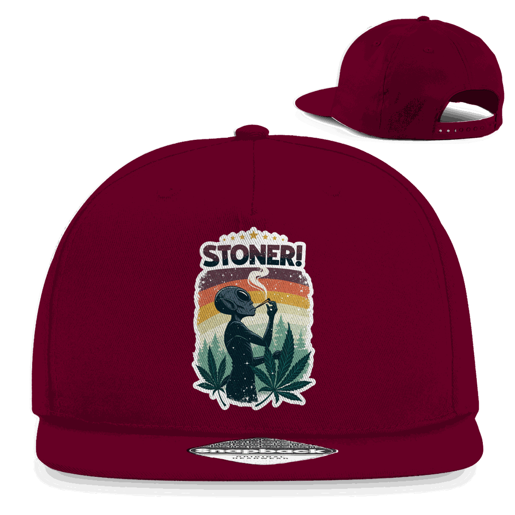 Snapback Rapper Cap - Alien Stoner | Division420®