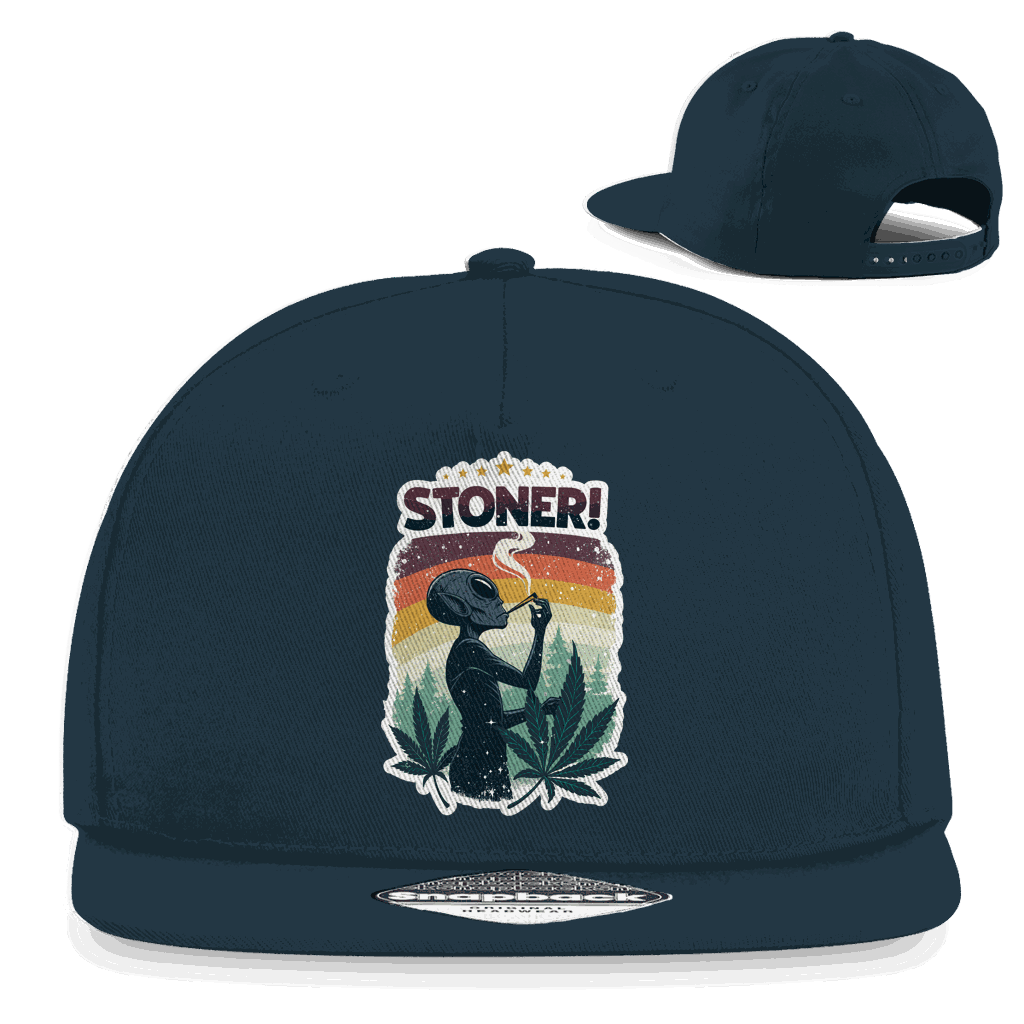 Snapback Rapper Cap - Alien Stoner | Division420®