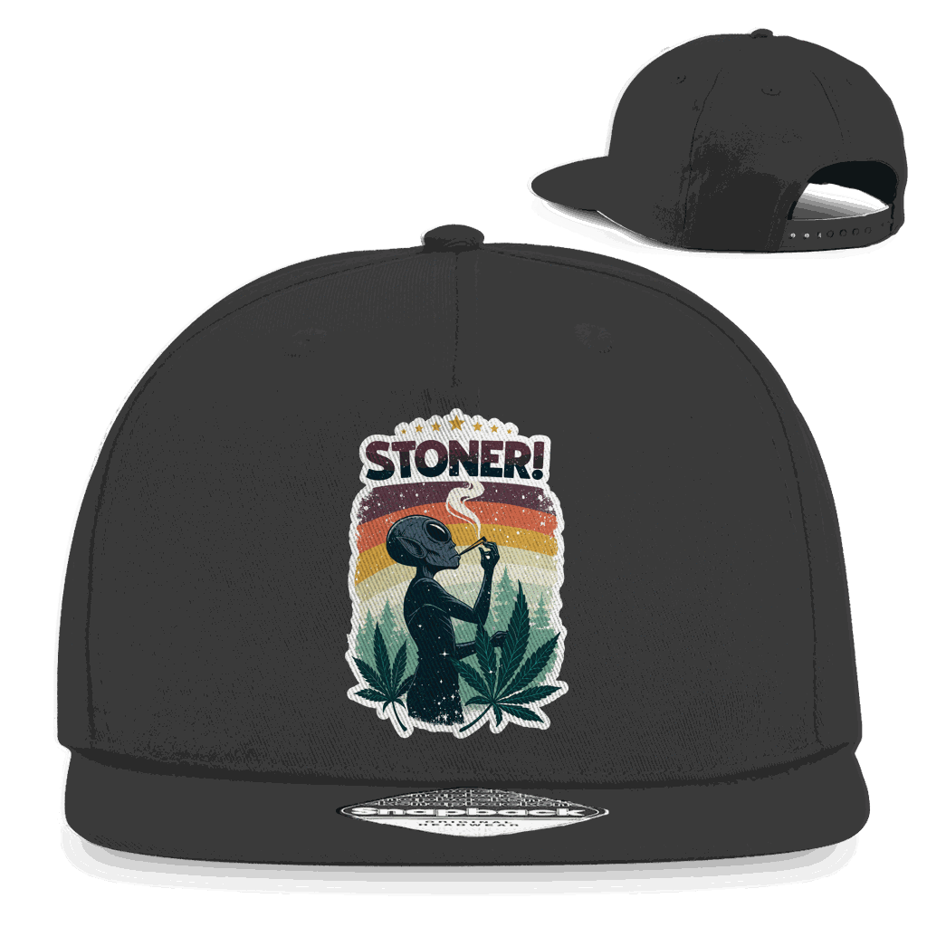 Snapback Rapper Cap - Alien Stoner | Division420®