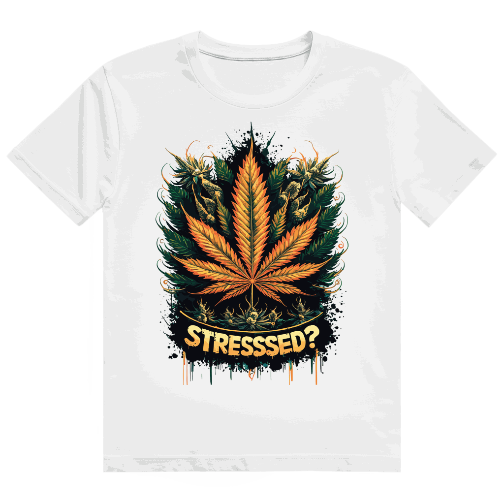 Heavy Cotton T-Shirt - Stresssed? | Division420®
