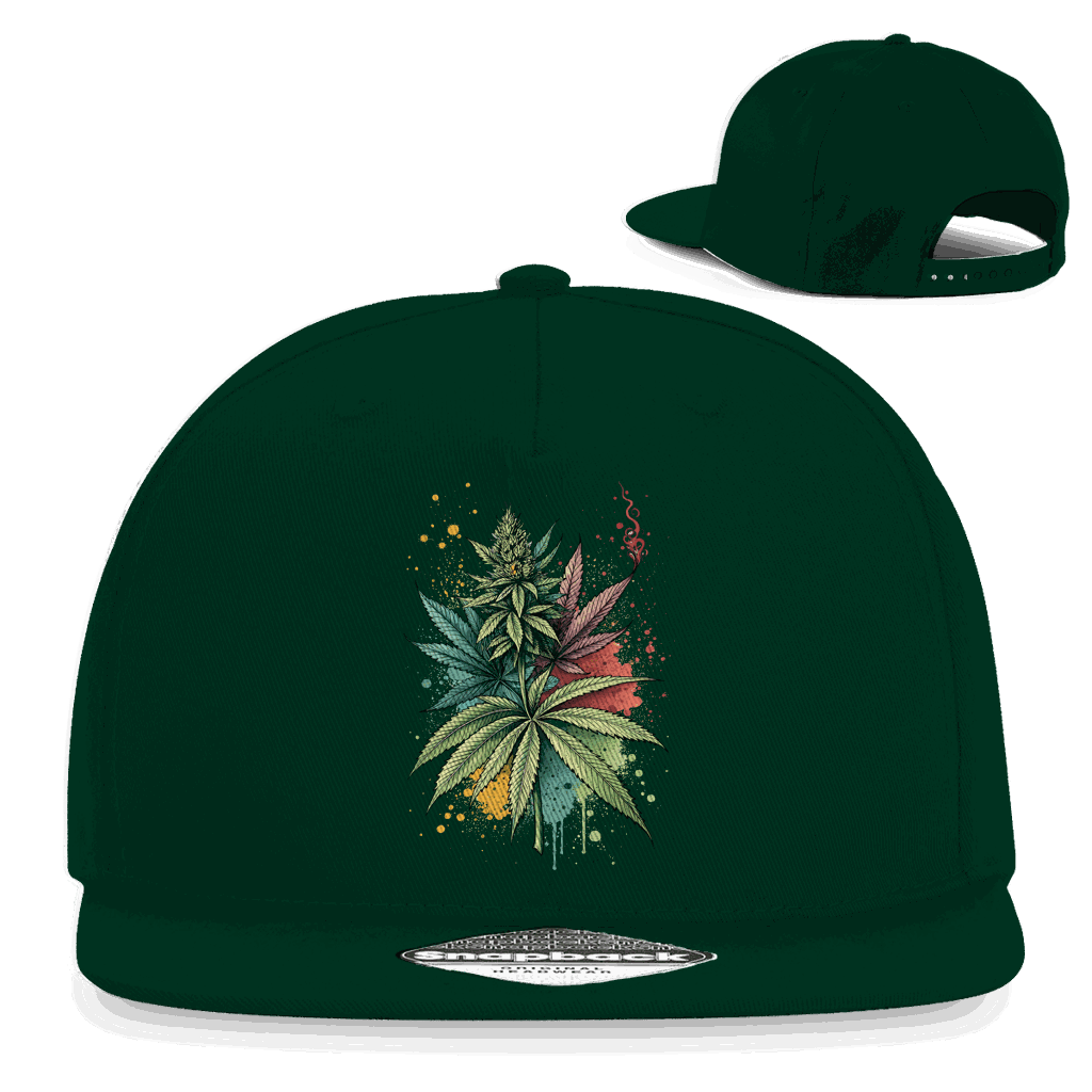 Snapback Rapper Cap - Strain Art Print | Division420®