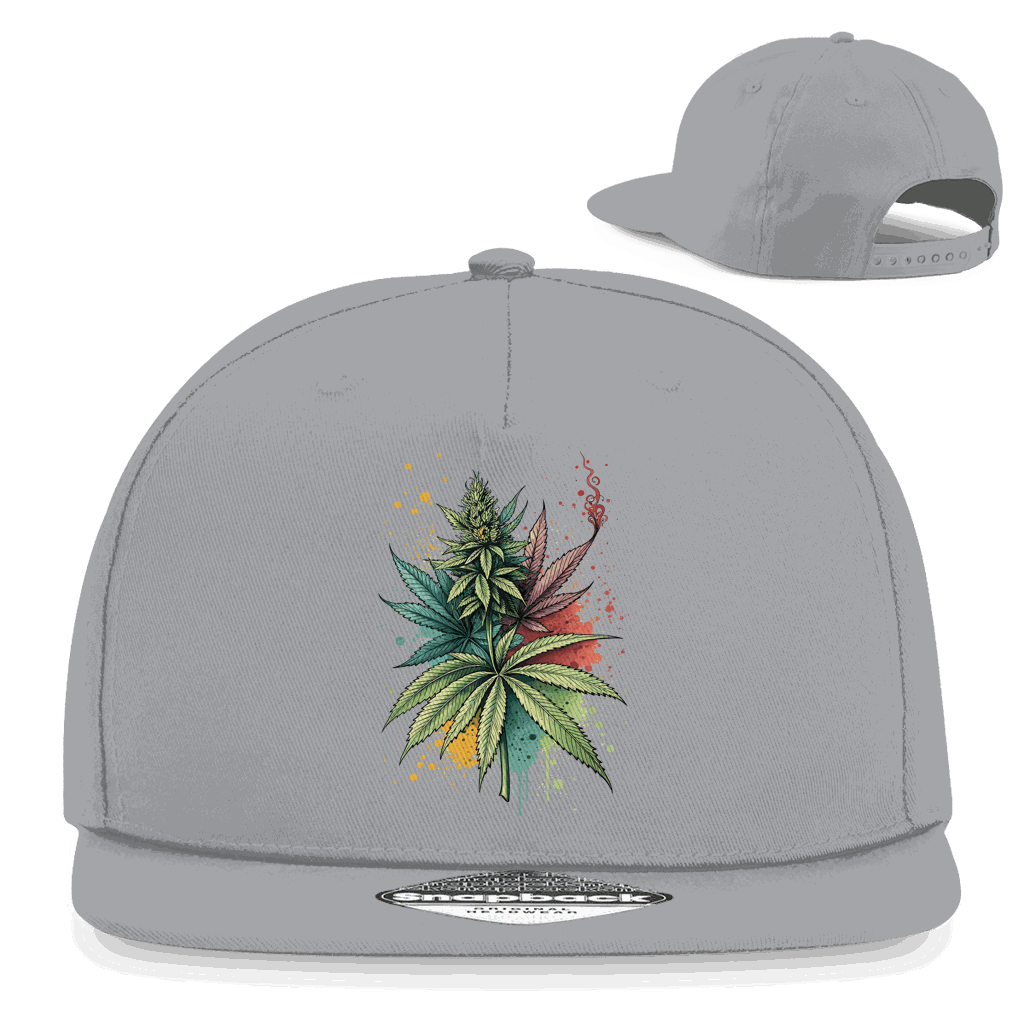 Snapback Rapper Cap - Strain Art Print | Division420®
