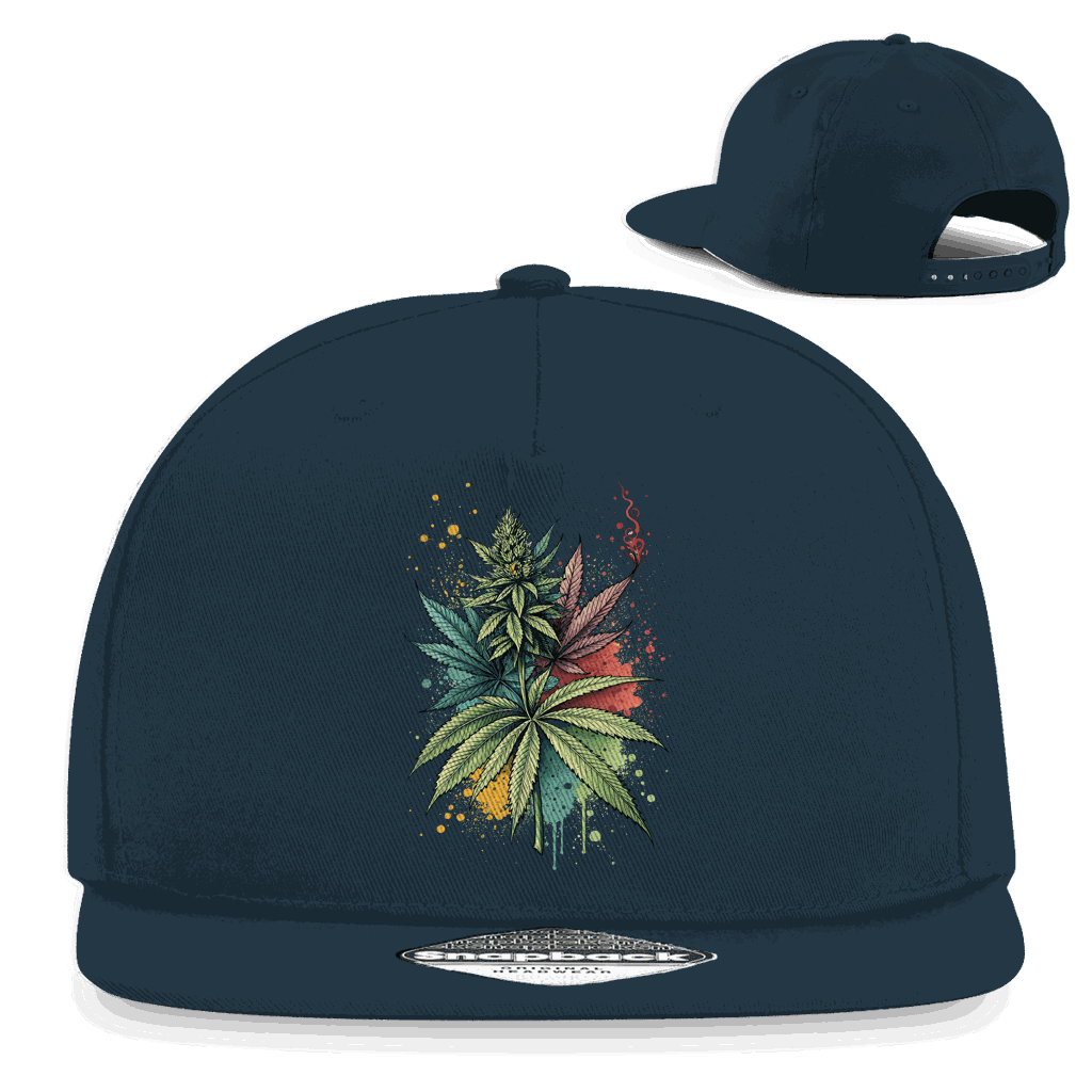 Snapback Rapper Cap - Strain Art Print | Division420®